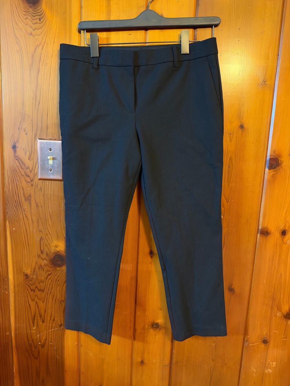 Ann Taylor Petite Ava Ankle Pant Black 10P